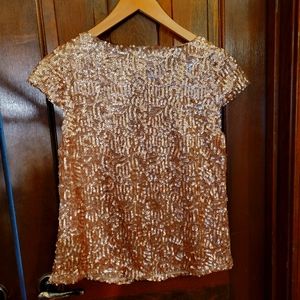 Gold sequined Blouse E620